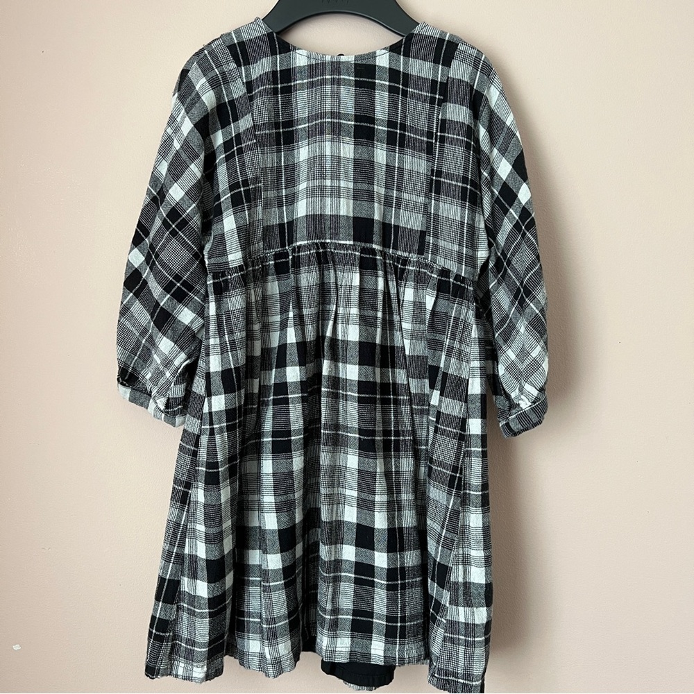 ZARA girls Plaid dress size 9